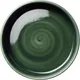 Тарелка «Аврора Везувиус Бернт» с бортом фарфор 1,065л D=165,H=45мм бежев.,зелен., изображение 5