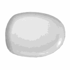 Тарелка «Исола» мелкая фарфор ,H=22,L=320,B=240мм белый