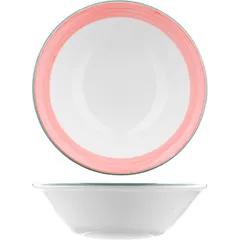 Салатник «Рио Пинк» фарфор 0,515л D=16,5см белый,розов., изображение 2