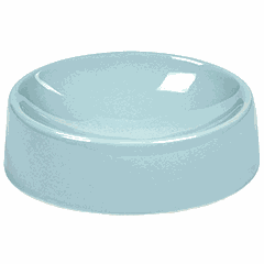 Салатник «Сан Пеллегрино» фарфор D=12,H=3см голуб.