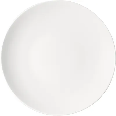 Тарелка «Опшенс» мелкая фарфор D=24см белый