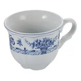 Чашка кофейная «Нео Антирос» фарфор 100мл D=9/7,H=5см белый,синий