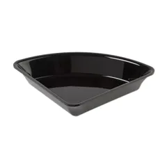 Лоток угловой 90° акрил ,H=50,L=265,B=265мм черный