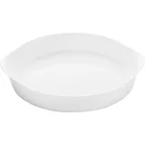 Блюдо для подачи «Смарт Кюзин» жаропрочное 250°С стекло D=28,H=5см белый