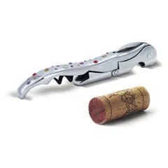 Нарзанник «Сваровски» двухступенчатый с чехлом сталь нерж.,тефлон ,L=115,B=20мм серебрист.,разноцвет, изображение 3