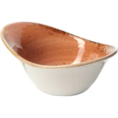 Салатник «Крафт Терракота» фарфор 125мл ,H=55,L=130,B=95мм терракот