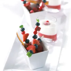 Блюдо фарфор ,H=15,L=260,B=110мм белый, изображение 3