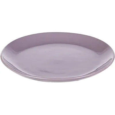 Тарелка «Сублим Тауп» десертная керамика D=22,5см пурпурн., изображение 2