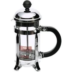 Френч-пресс «Шамбо» стекло,сталь нерж. 350мл D=70,H=187,L=141,B=87мм хромовый,прозр., изображение 2