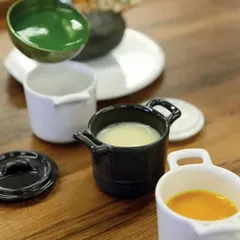 Горшок для запекания «Бель Кузин» фарфор 50мл D=58,H=60мм белый, изображение 3