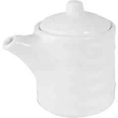 Sauce boat-bottle “Kunstwerk”  porcelain  150ml  D=65, H=89mm  white