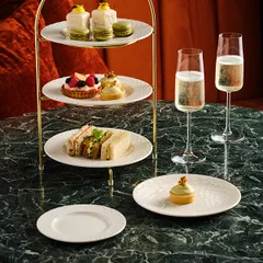 Тарелка «Морелла» мелкая без борта фарфор D=20,2см белый, изображение 2