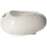 Пепельница «Органикс» фарфор ,H=6,L=14,B=11см белый