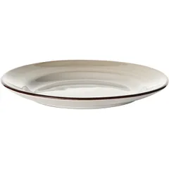 Тарелка «Чино» фарфор D=166,H=21мм белый,бежев., изображение 3