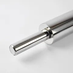 Скалка сталь нерж. D=63,L=469/250мм металлич., изображение 2