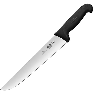 Нож для нарезки мяса сталь нерж.,полипроп. ,L=335/205,B=40мм черный,металлич.