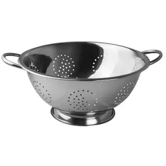 Colander on a stand “Prootel”  stainless steel  D=34, H=14, L=42 cm  metal.