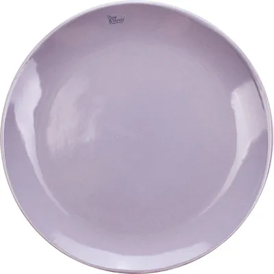 Тарелка «Сублим Тауп» десертная керамика D=22,5см пурпурн.