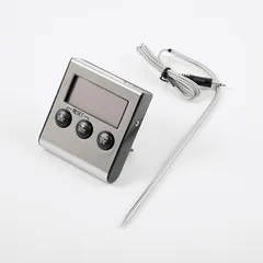 Термометр (от -30°C до +300°C) с таймером и щупом ,H=18,L=65,B=70мм