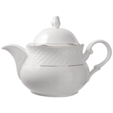 Teapot “Aphrodite”  porcelain  400 ml  D=17, H=13 cm  white, gold
