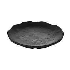 Тарелка пластик D=200,H=28мм черный