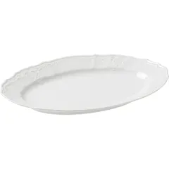 Блюдо «Бернадотт» овальное фарфор ,L=26см белый, изображение 2