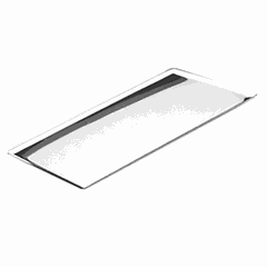 Baking tray stainless steel ,L=60,B=40cm