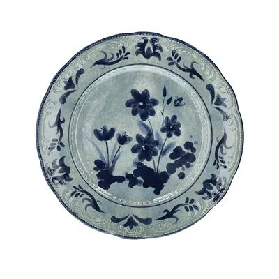 Тарелка «В.Виена Флауэрс» фарфор D=31см серый