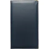 Папка-карта вин кожезам. ,L=32,5,B=18,5см синий