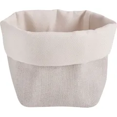 Bread basket “Chestini” linen ,L=13,B=13cm gray