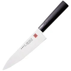 Kitchen knife “Chef”  stainless steel, wood , L=305/160, B=40mm  metallic, black