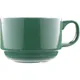 Чашка чайная «Карнавал» фарфор 225мл D=8,H=6см зелен., Цвет: Зеленый, изображение 2