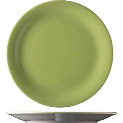 Тарелка «Дэйзи» мелкая фарфор D=19,5см зелен.