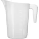 Стакан мерный с ручкой пластик 3л ,H=26,L=24,B=17см белый, изображение 2