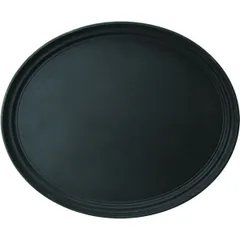 Rubberized oval tray “Prootel”  plastic , L=73, B=60cm  black