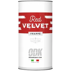 Смесь сухая для приготовления напитков «Фраппе Красный Бархат» ODK 1 кг сталь D=10,H=19см
