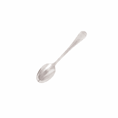 Coffee spoon "Ruban Croise"  stainless steel  metal.