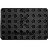 Форма кондитерская «Цилиндр»[48шт] силикон,стеклопласт. D=4,H=2,L=60,B=40см черный