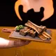 Блюдо для подачи «Базальт» керамика ,L=30,B=20см черный,матовый, изображение 6