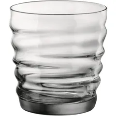 Old fashion "Rifless" glass 300ml D=82,H=88mm gray