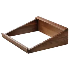 Tray stand “Solid” walnut ,H=13.5,L=51,B=42cm wood theme