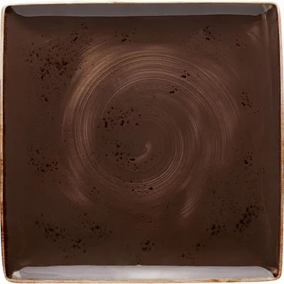 Блюдо «Крафт Грэй» квадратное фарфор ,H=18,L=270,B=270мм серый, Цвет: Серый
