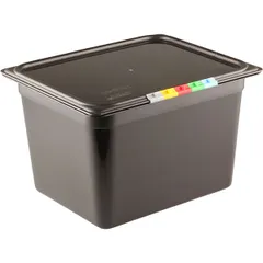 Gastronorm container (1/2) without lid  polyprop.  11.7 l , H=20, L=32.5, B=26.5 cm  black