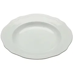 Deep plate “Opera Bianco”  porcelain  D=24cm  white