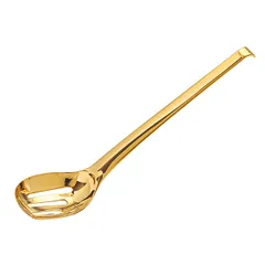 Perforated spoon for ice  stainless steel  D=45, L=230, B=45mm  gold