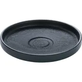 Тарелка «Нара» мелкая керамика D=15см черный
