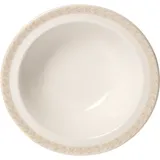 Салатник «Антуанетт» фарфор 240мл D=160,H=45мм белый,олив.