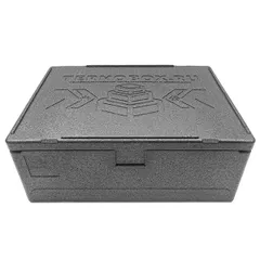 Термоконтейнер «Нормал» до 50 кг полипроп. 84л ,H=32,L=80,B=60см черный, изображение 2