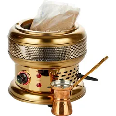 Аппарат для приготовления кофе на песке АК/8-5 (0,5 кг песка и турка 100 мл) сталь ,H=19,5,L=21,B=21