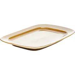 Блюдо «Кантри Стайл» прямоугольное фарфор ,H=10,L=320,B=209мм зелен., изображение 2